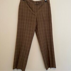 Vtg Emma James Women’s Pants Size 14 Petite Window Pane‎ Plaid